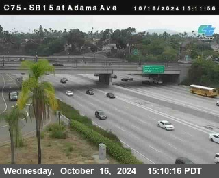 SB 15 at Adams Ave (On Ramp)