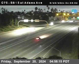 SB 15 at Adams Ave (On Ramp)