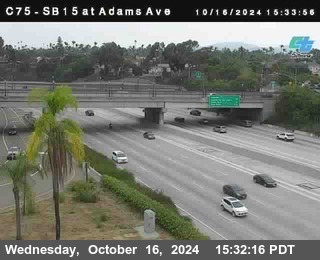 SB 15 at Adams Ave (On Ramp)