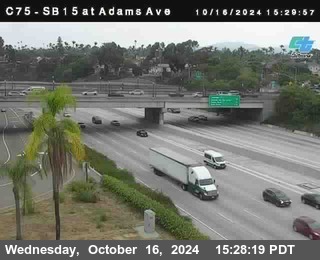 SB 15 at Adams Ave (On Ramp)