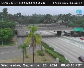 SB 15 at Adams Ave (On Ramp)