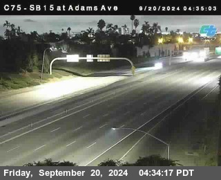 SB 15 at Adams Ave (On Ramp)