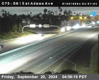 SB 15 at Adams Ave (On Ramp)