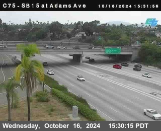 SB 15 at Adams Ave (On Ramp)