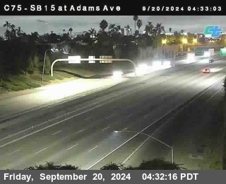 SB 15 at Adams Ave (On Ramp)