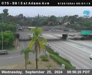 SB 15 at Adams Ave (On Ramp)