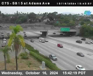 SB 15 at Adams Ave (On Ramp)