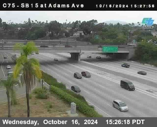 SB 15 at Adams Ave (On Ramp)