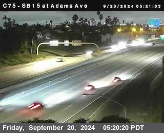 SB 15 at Adams Ave (On Ramp)