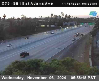 SB 15 at Adams Ave (On Ramp)