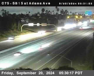 SB 15 at Adams Ave (On Ramp)