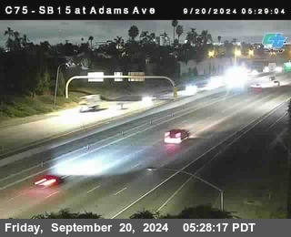 SB 15 at Adams Ave (On Ramp)