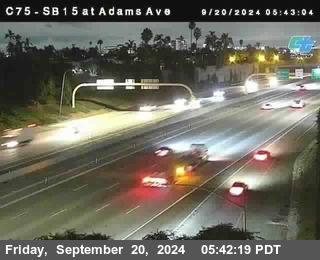 SB 15 at Adams Ave (On Ramp)