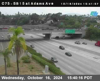 SB 15 at Adams Ave (On Ramp)