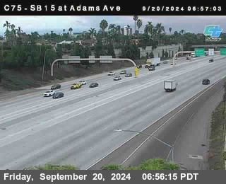 SB 15 at Adams Ave (On Ramp)