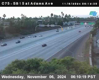 SB 15 at Adams Ave (On Ramp)