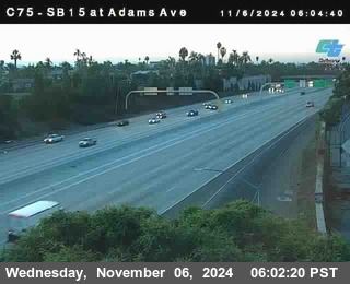 SB 15 at Adams Ave (On Ramp)