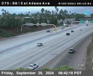 SB 15 at Adams Ave (On Ramp)