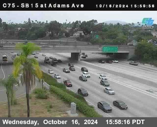 SB 15 at Adams Ave (On Ramp)