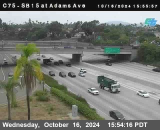 SB 15 at Adams Ave (On Ramp)