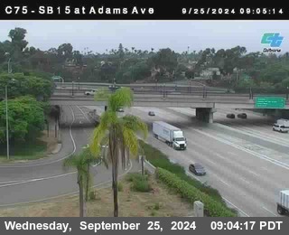 SB 15 at Adams Ave (On Ramp)