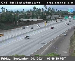 SB 15 at Adams Ave (On Ramp)