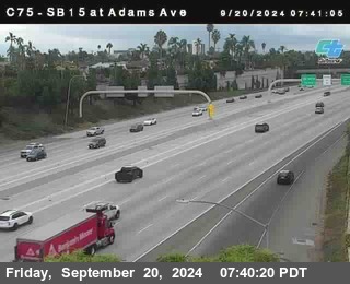 SB 15 at Adams Ave (On Ramp)