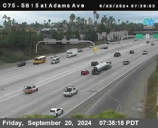 SB 15 at Adams Ave (On Ramp)