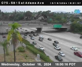 SB 15 at Adams Ave (On Ramp)