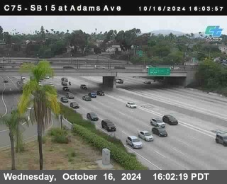 SB 15 at Adams Ave (On Ramp)