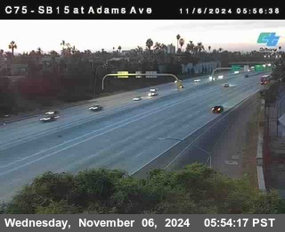 SB 15 at Adams Ave (On Ramp)