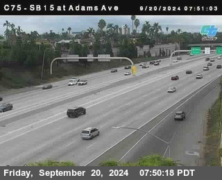 SB 15 at Adams Ave (On Ramp)