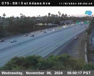 SB 15 at Adams Ave (On Ramp)