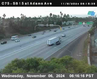 SB 15 at Adams Ave (On Ramp)