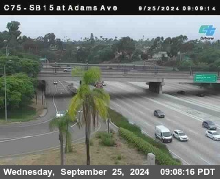 SB 15 at Adams Ave (On Ramp)