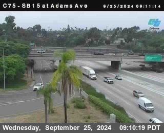 SB 15 at Adams Ave (On Ramp)