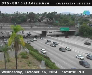 SB 15 at Adams Ave (On Ramp)