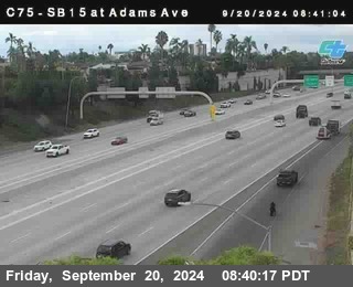 SB 15 at Adams Ave (On Ramp)