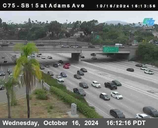 SB 15 at Adams Ave (On Ramp)