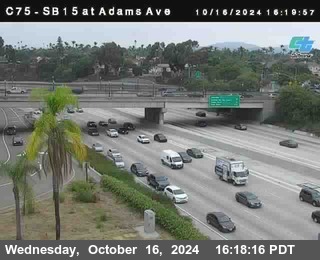 SB 15 at Adams Ave (On Ramp)