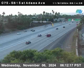 SB 15 at Adams Ave (On Ramp)