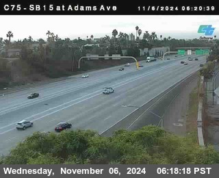 SB 15 at Adams Ave (On Ramp)