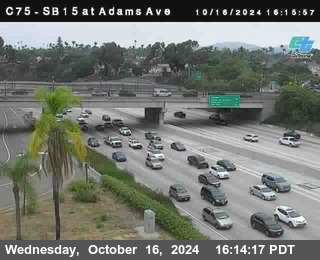 SB 15 at Adams Ave (On Ramp)