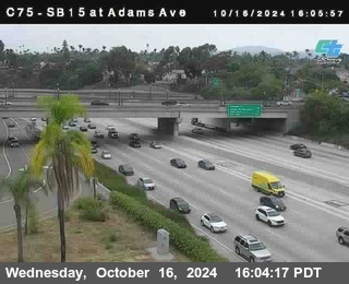 SB 15 at Adams Ave (On Ramp)