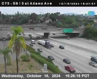 SB 15 at Adams Ave (On Ramp)