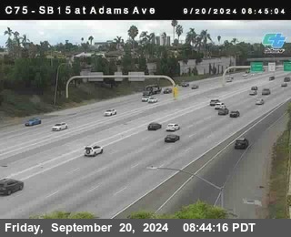 SB 15 at Adams Ave (On Ramp)