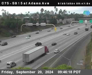 SB 15 at Adams Ave (On Ramp)