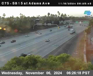 SB 15 at Adams Ave (On Ramp)