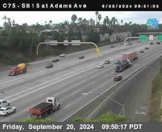 SB 15 at Adams Ave (On Ramp)