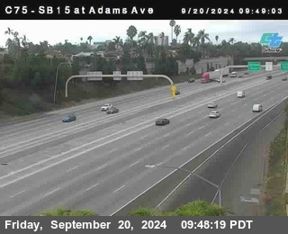 SB 15 at Adams Ave (On Ramp)